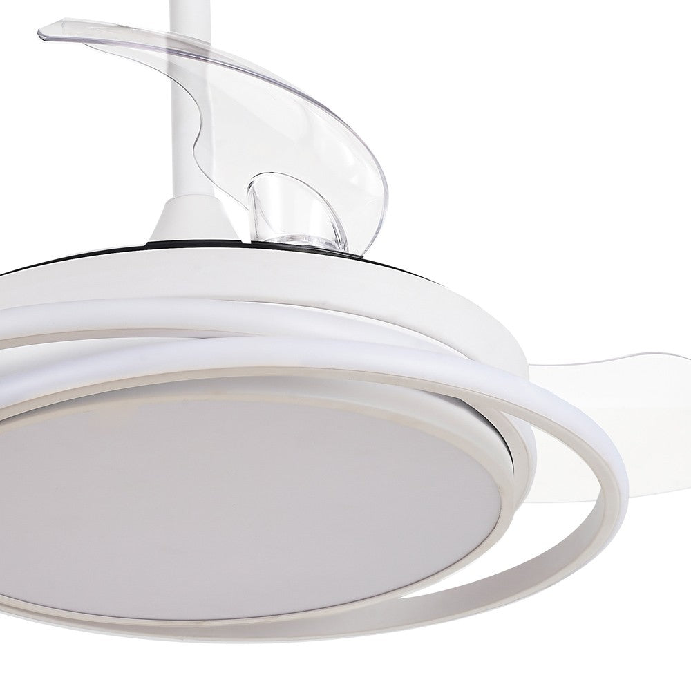 Ventilador Antila Mini fabricado en PVC color Blanco
