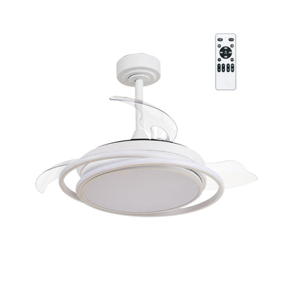 Ventilador Techo LED Antila Mini Blanco CristalRecord 85-402-40-100