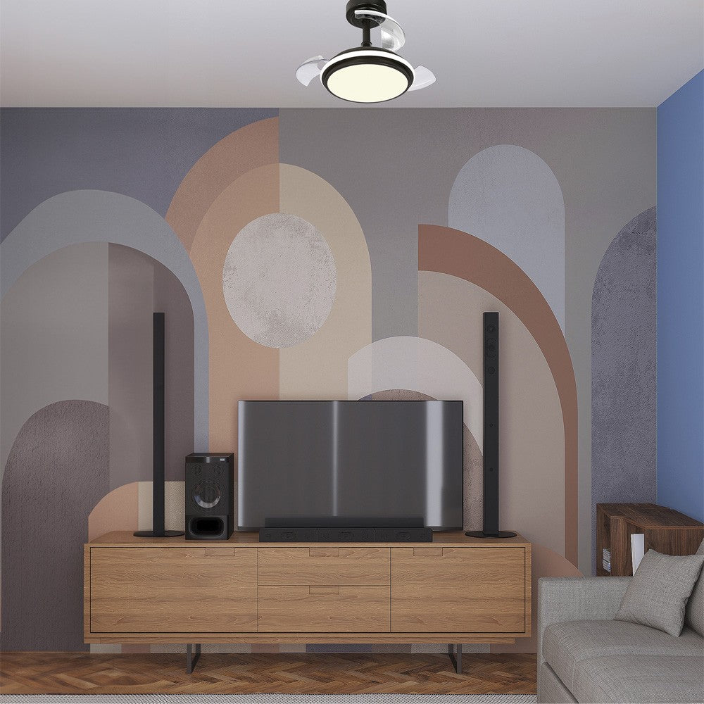 Ventilador moderno y elegante ideal para dormitorio