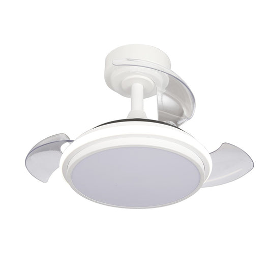 Ventilador de Techo LED Antila Mini XS Blanco 35W CristalRecord - vista principal | CristalRecord