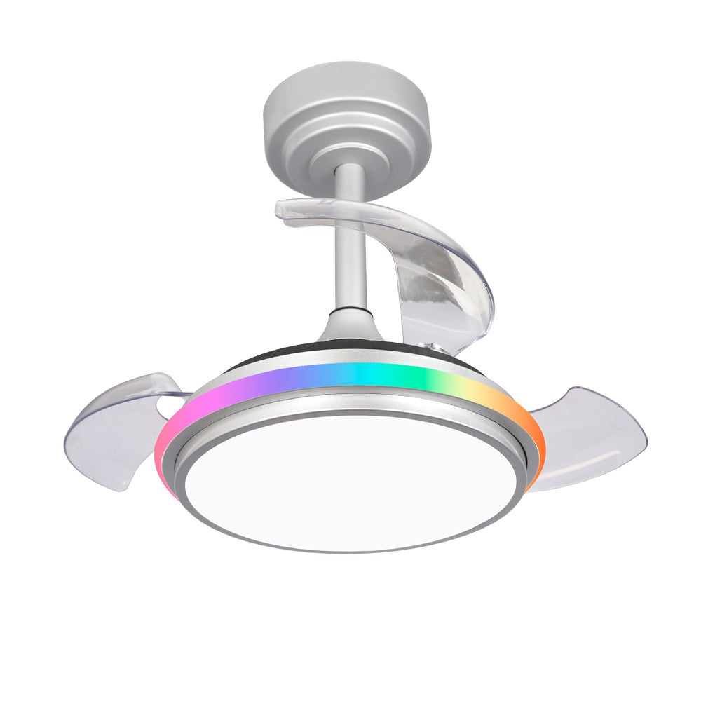 Antila Mini XS Ventilador de Techo LED RGB CristalRecord 85-094-22-281