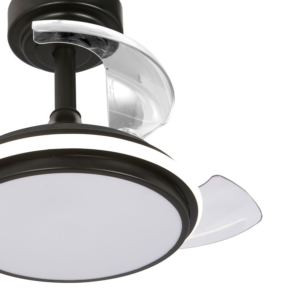 Ventilador de Techo Negro – vista 2 · Ref. 85-403-40-180