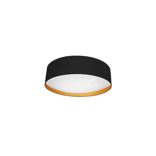 Plafón Tejido LED Anuska 50 cm / Negro – vista principal · Ref. 188685009