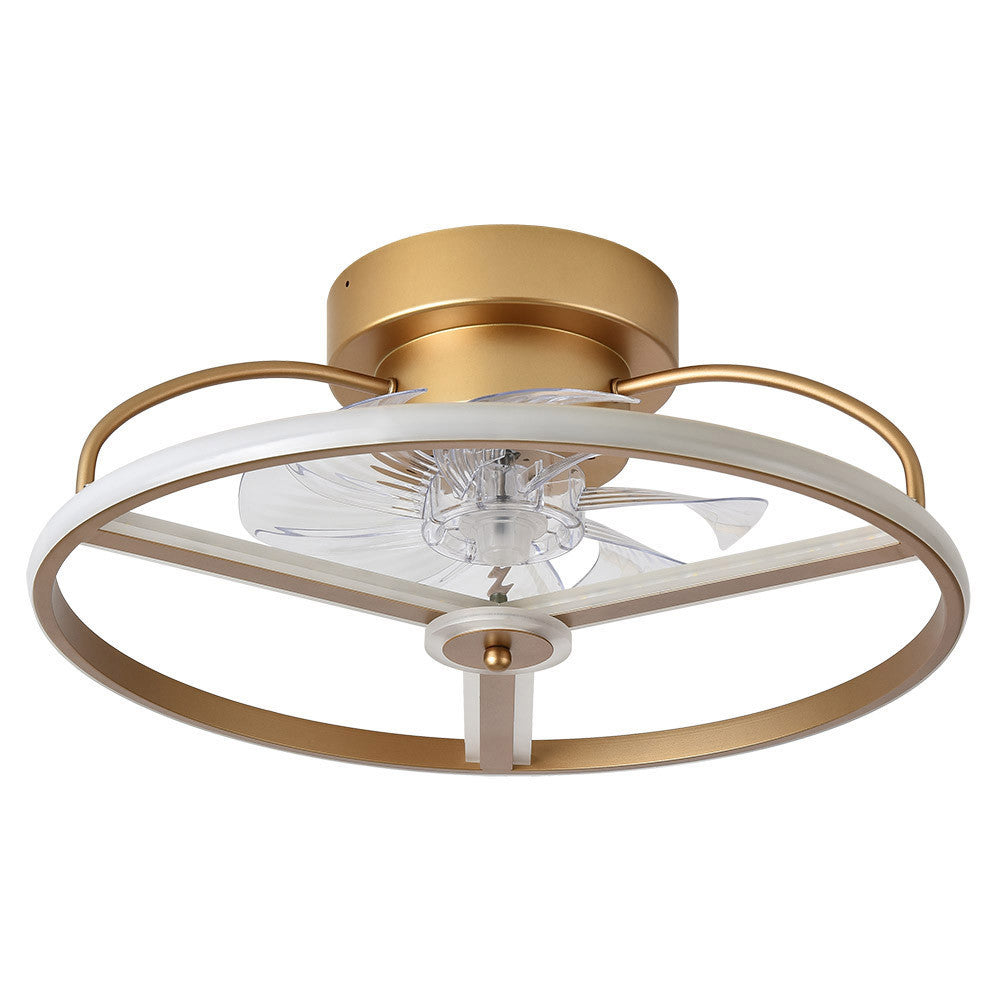 Ventilador de Techo con Luz Anuska 70 cm Blanco y Oro Fabrilamp - imagen 3 | Fabrilamp / Abrila · Ref. 188691775