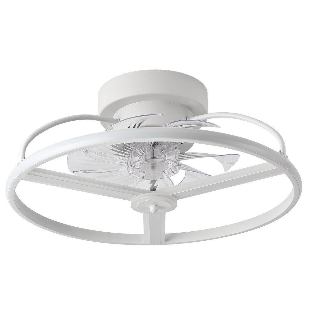 Ventilador de Techo con Luz Anuska 70 cm Blanco y Oro Fabrilamp - imagen 3 | Fabrilamp / Abrila · Ref. 188691701
