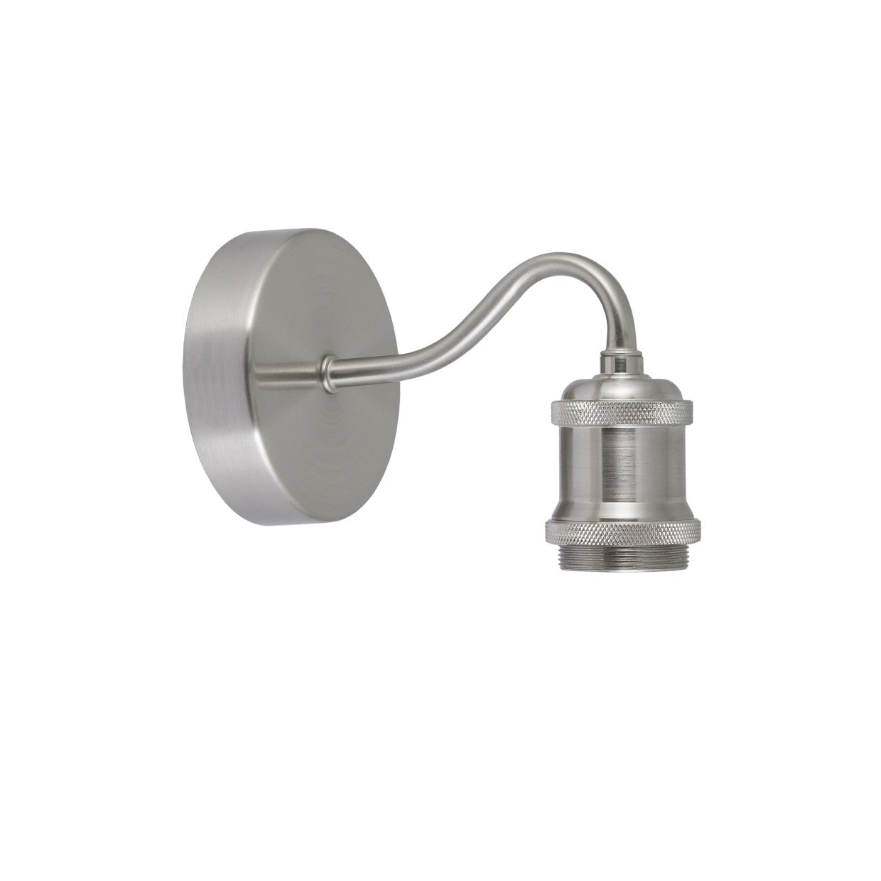 Aplique Elkan AJP/Alemar 60172 - Medidas: [Insertar medidas aquí, ej: Ancho 15cm, Alto 20cm, Fondo 10cm].  Níquel satinado. Luzguru.com
