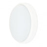 Aplique exterior Yucatán redondo blanco de 18W, Fabrilamp. Iluminación LED IP65 para exteriores.