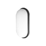 Aplique Pirineo Oval Negro LED Fabrilamp / Abrila 245961819
