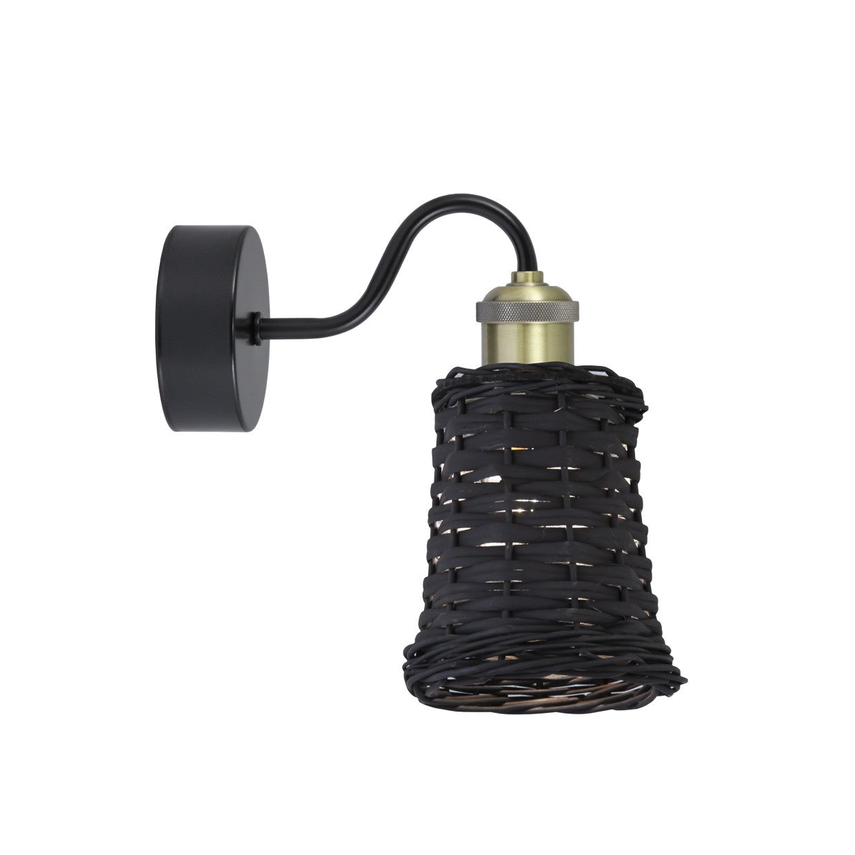 Aplique de pared ALEXIA negro - AJP / Alemar - 60398 - luzguru.com