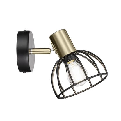 Aplique de Pared Bermeo Negro Mate 60174 - AJP / Alemar - luzguru.com