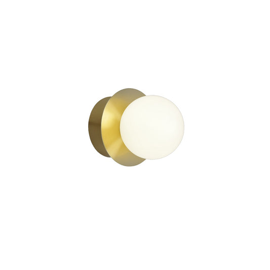 Aplique de Pared GIO 30W G9 Latón y Tulipa Opal Alemar - vista principal | AJP / Alemar