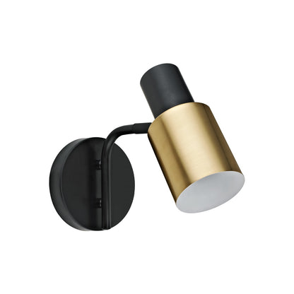 Aplique de pared AJP / Alemar Maena 11110 - Negro y Latón - luzguru.com