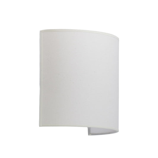 Aplique de Pared Mera 1 Luz Pantalla Cotón Crudo E-27 Alemar - vista principal | AJP / Alemar