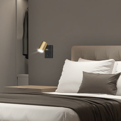 Aplique de pared AJP/Alemar PAROS (Ref. 11103) - Medidas: [Insertar medidas aquí].  Diseño negro elegante. LuzGuru.com
