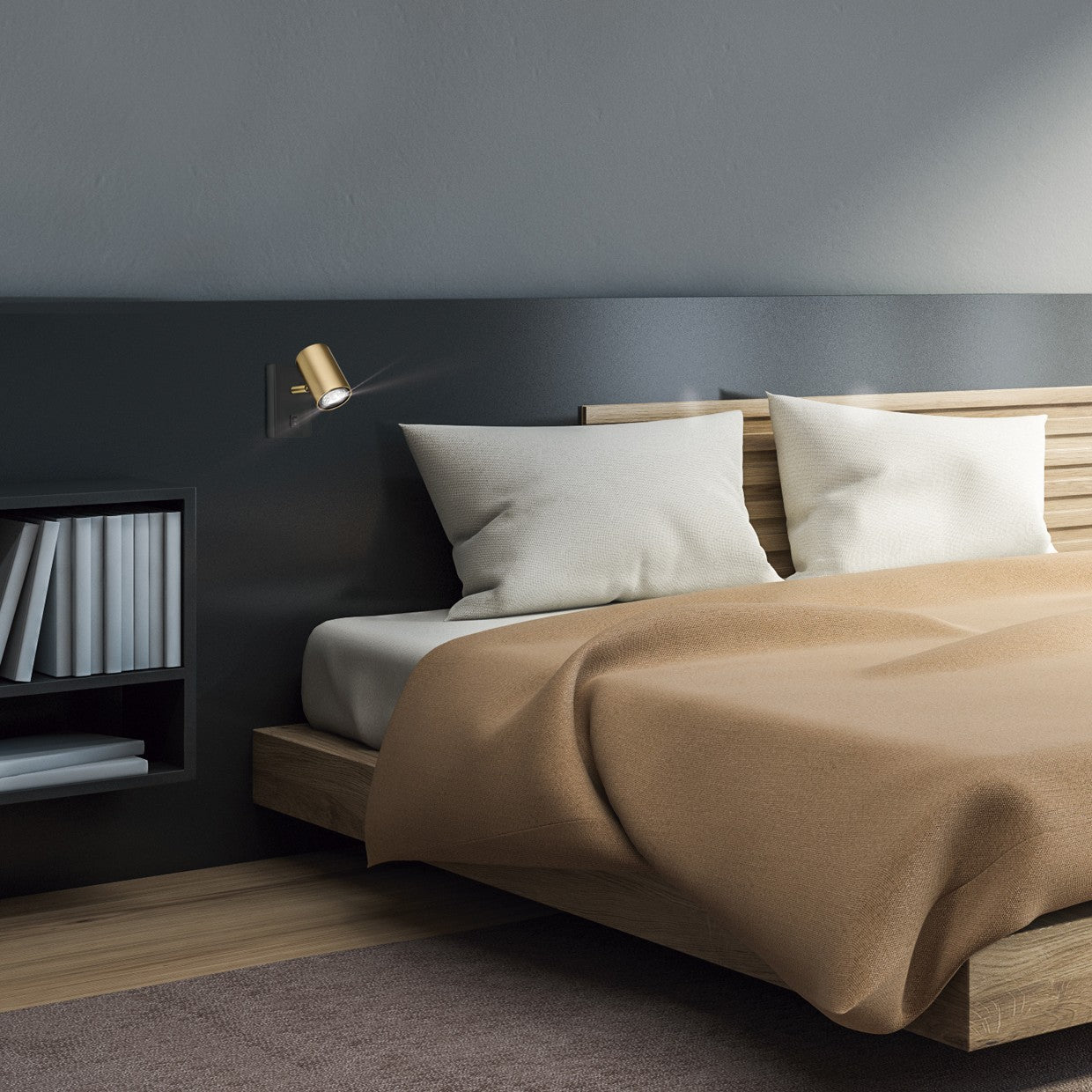 Aplique de pared PAROS negro AJP/Alemar (Ref. 11103) - Medidas: [inserta medidas aquí] - Iluminación elegante para tu hogar. luzguru.com
