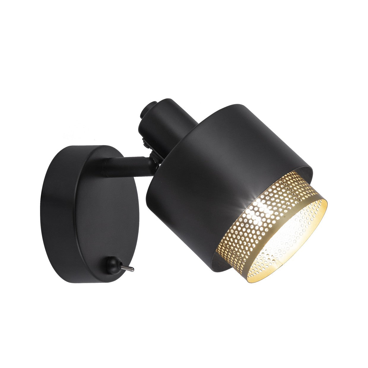 Aplique de Pared AJP / Alemar VASIL Negro - Modelo 11255 - luzguru.com