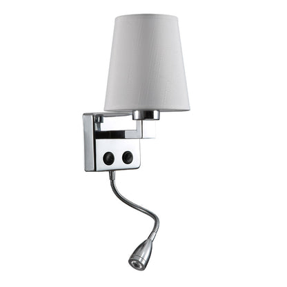 Aplique LED Lectura Paulo Cromo Fabrilamp / Abrila 174561020 para dormitorio