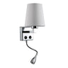 Aplique LED Lectura Paulo Cromo Fabrilamp / Abrila 174561020 para dormitorio