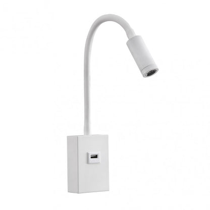 Aplique LED Capote Blanco 3W de Fabrilamp, diseño moderno y funcional para iluminar tu hogar.