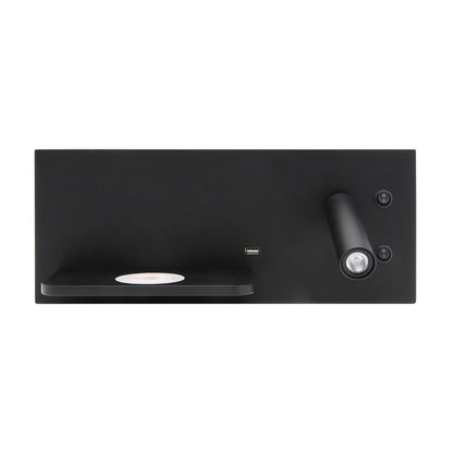 Aplique LED Velazquez con USB y QI Fabrilamp / Abrila 17136DE09