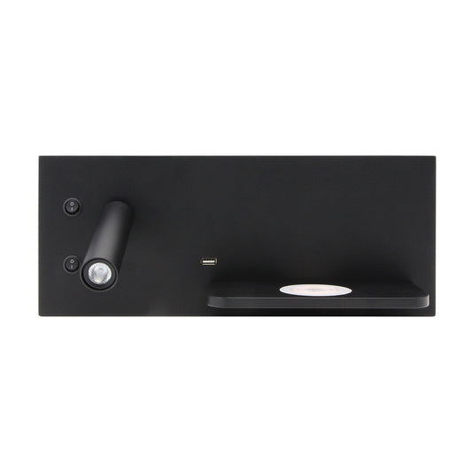 Aplique LED Velazquez con USB y QI Fabrilamp / Abrila 17136IZ09