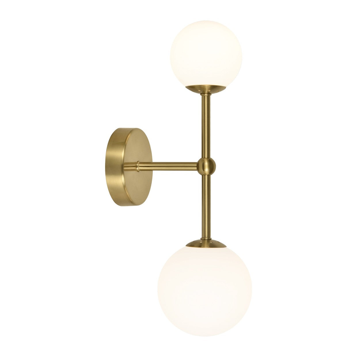 AJP / Alemar Aplique 2L Cosmica Latón 2 x 28W G-9 - 11456 - luzguru.com