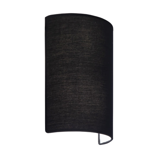 Aplique de Pared Dafne 2 Luces Negro Textil Alemar - vista principal | AJP / Alemar