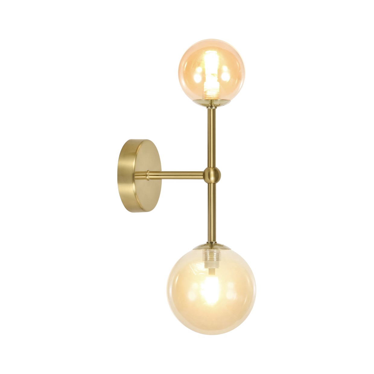 AJP / Alemar Aplique de Pared Galaxia Latón Ámbar 11573 - luzguru.com