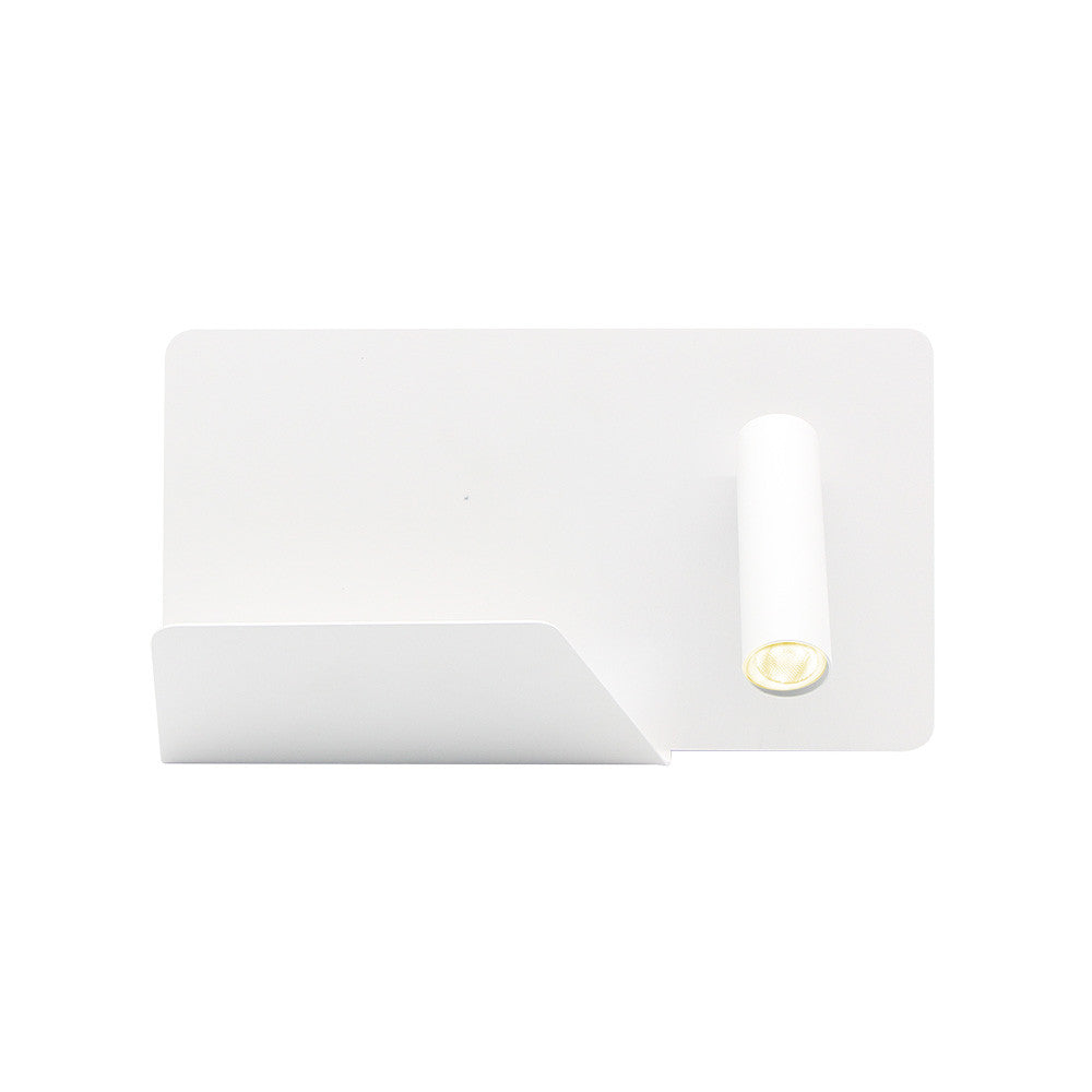 Aplique Miguel Angel fabricado en Metal color Blanco con puerto USB