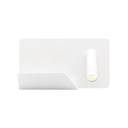 Aplique Miguel Angel fabricado en Metal color Blanco con puerto USB