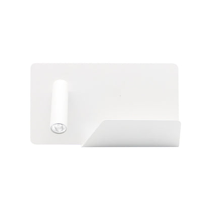 Aplique LED Miguel Angel Fabrilamp / Abrila con estante y USB 17176IZ01