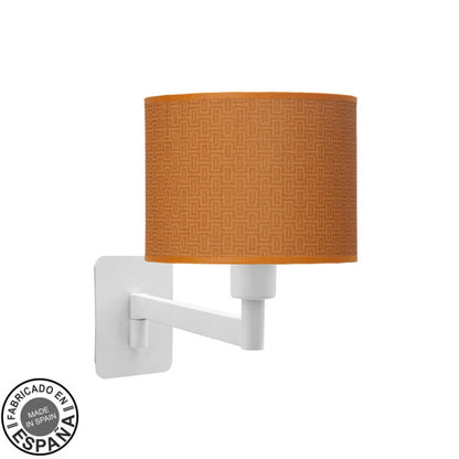 Aplique Abatible Moda Blanco/Naranja de Fabrilamp - Vista frontal