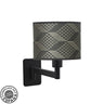 Aplique Abatible Moda Negro y Gris Fabrilamp / Abrila Ref. 212461119