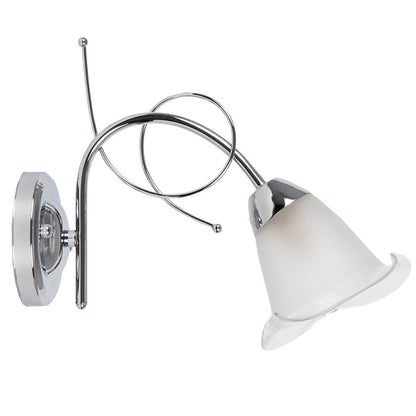 Aplique Adelfa Clásico Fabrilamp / Abrila 150961020 con tulipa de cristal para interior
