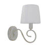 Aplique Amsterdam Fabrilamp / Abrila clásico blanco y oro, ref. 155161075