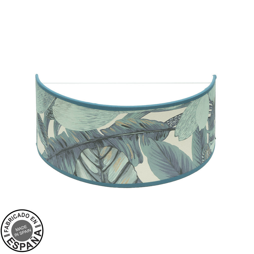Aplique Argel Hoja Azul Fabrilamp / Abrila 227061008 para dormitorio