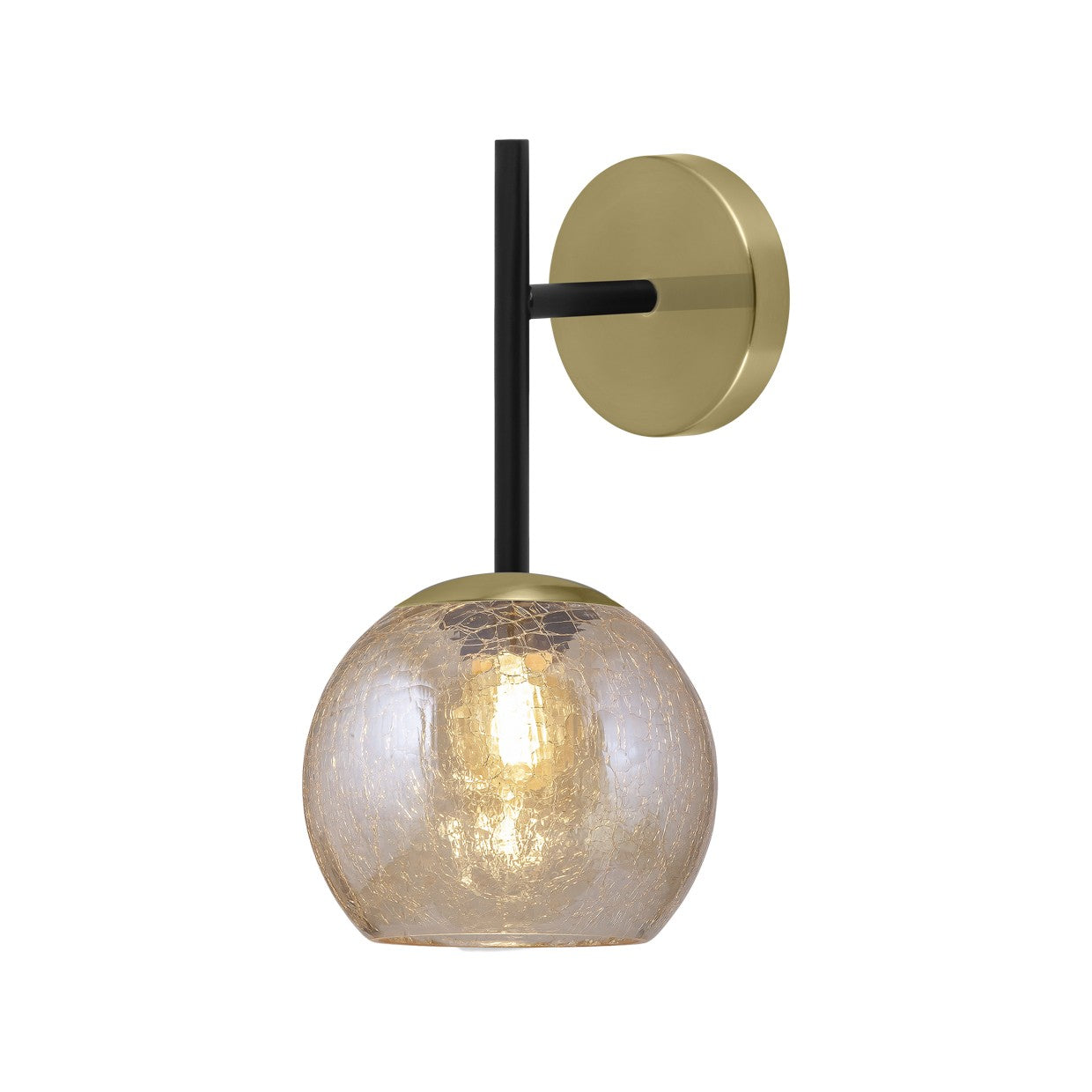 AJP / Alemar Aplique Cacela Latón-Ámbar 11740 - luzguru.com