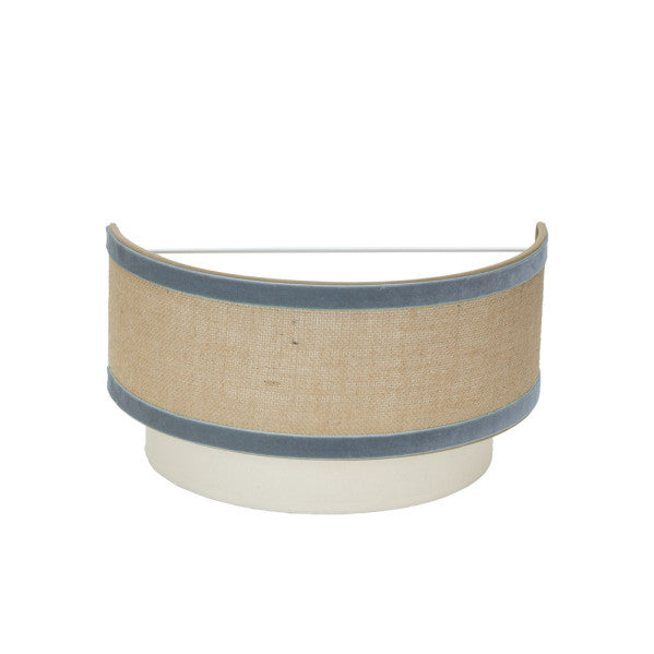 Aplique Cornalina Beis/Azul de Fabrilamp / Abrila - Iluminación Moderna para el Hogar - LUZGURÚ