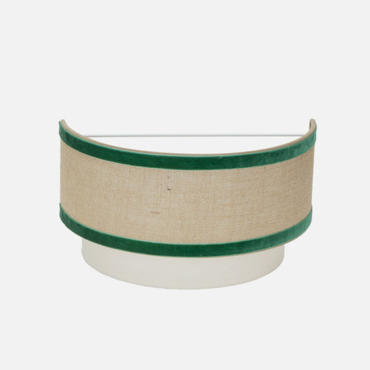 Aplique Cornalina 1xE27 Beis/Verde 30 cm Fabrilamp - imagen 2 | Fabrilamp / Abrila