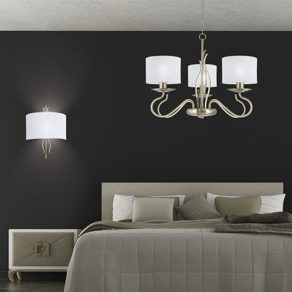 Medidas aplique pared AJP/Alemar Dana Ref. 3266AL-1PCU, aplique cuero 1x60W E-27. LuzGuru.
