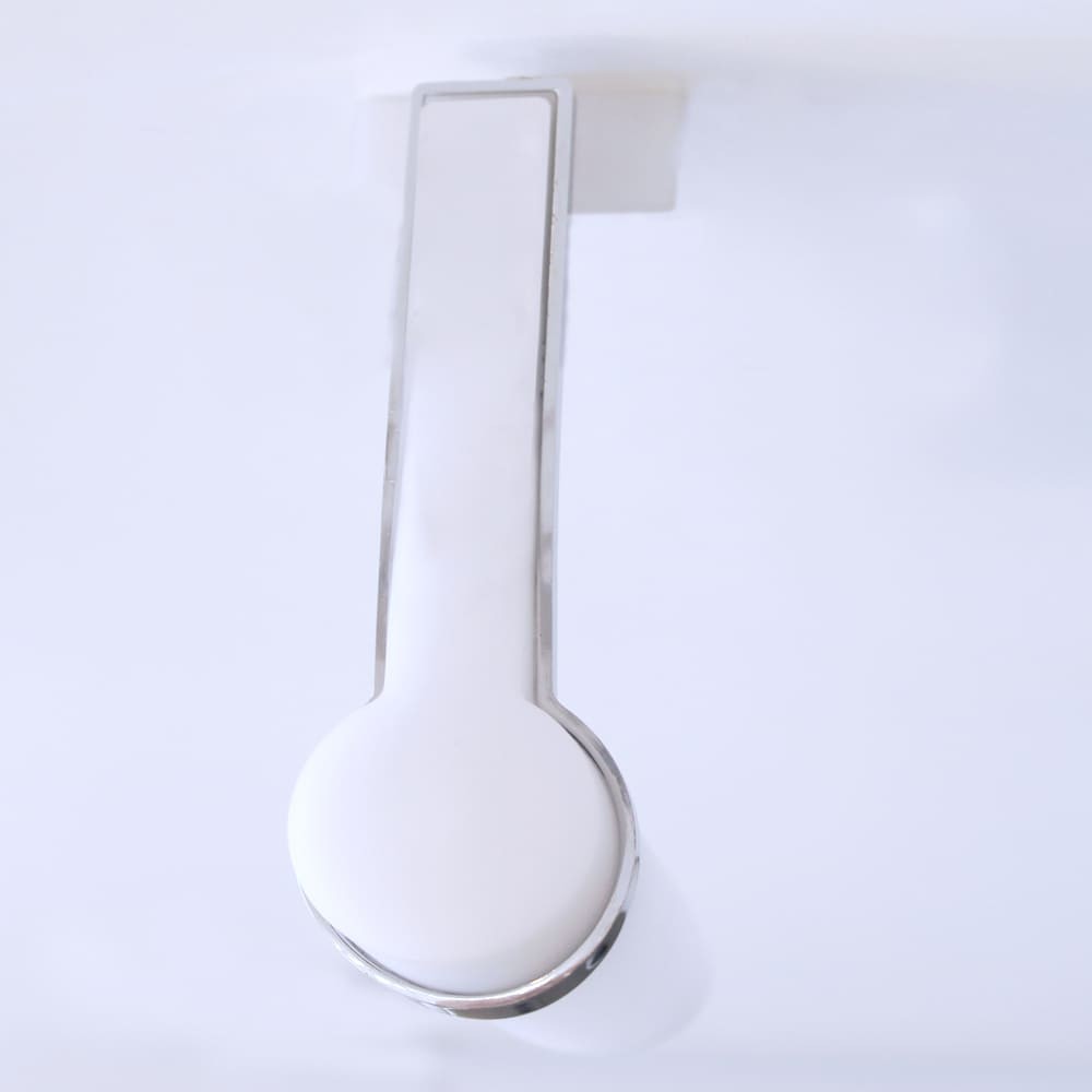 Aplique Mallorca fabricado en metal color blanco