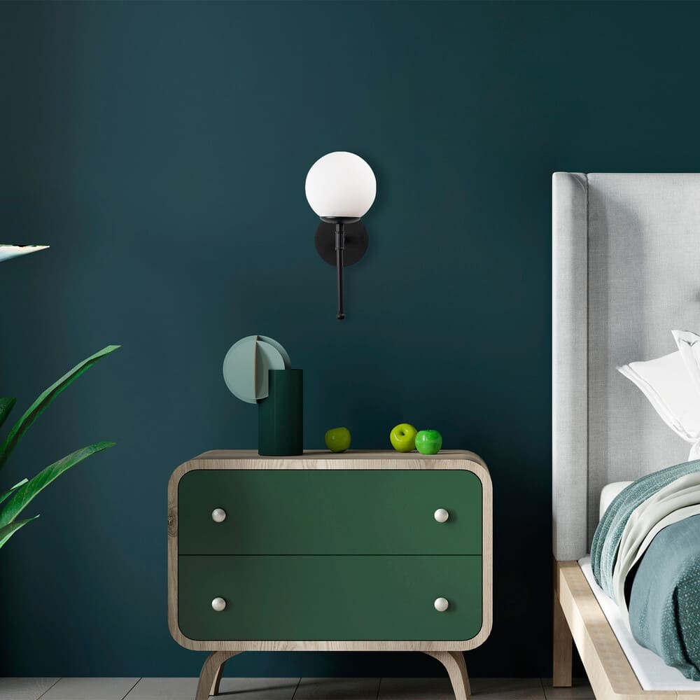 Aplique de pared con casquillo E27 para luz personalizable