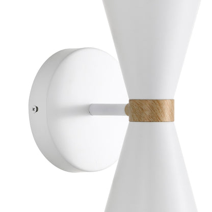 Aplique de pared con diseño bi-direccional para iluminar