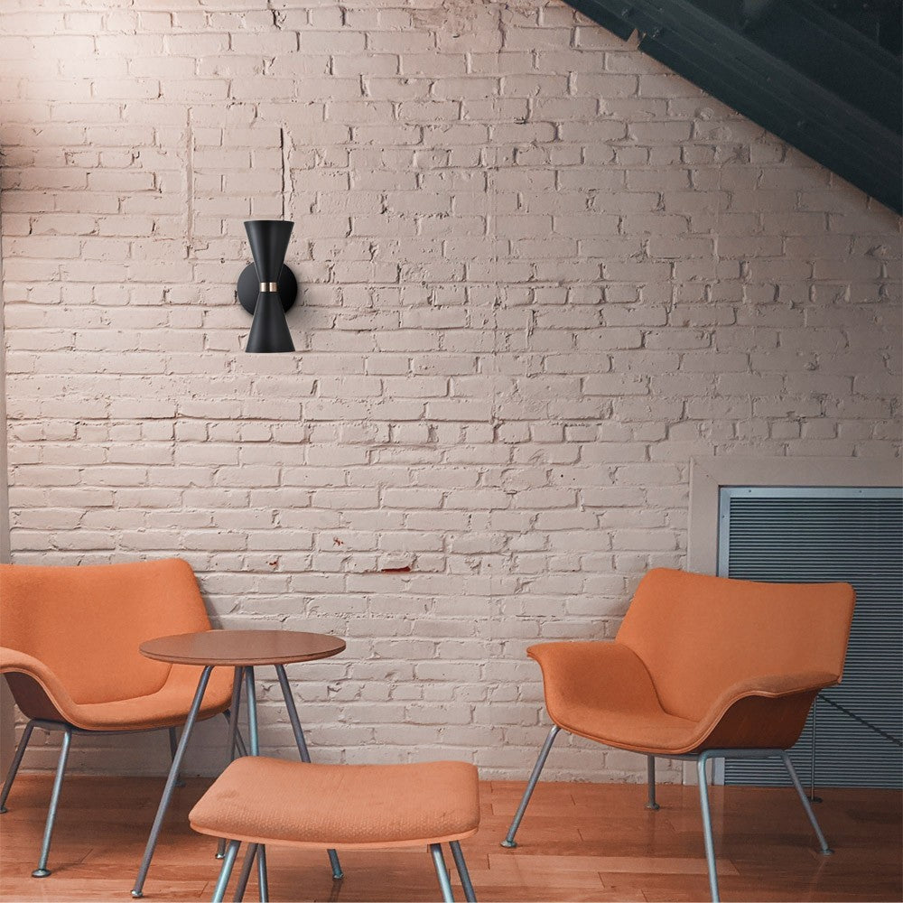 Aplique de pared con casquillo E27