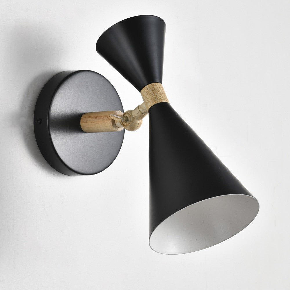 Aplique de pared con orientación ajustable de 180º