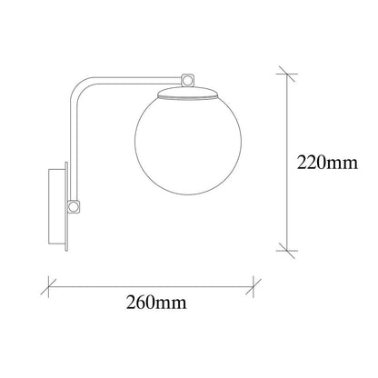 Lámpara de pared elegante ideal para salón