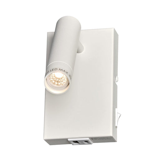 Aplique Pared Slim con USB CristalRecord 43-213-95-100