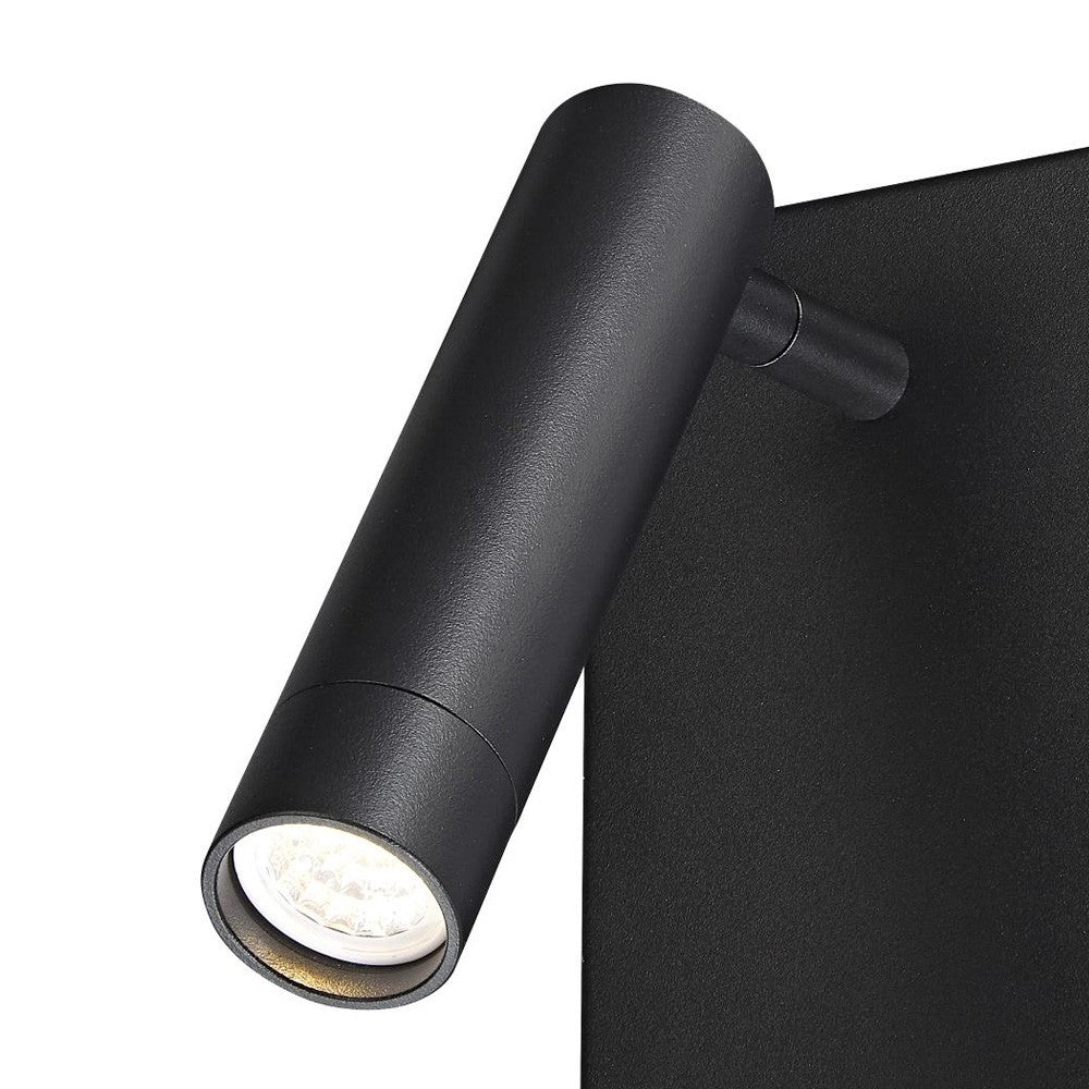 Aplique Slim fabricado en Aluminio color Negro