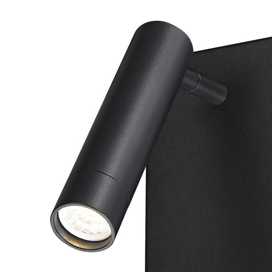 Aplique Slim fabricado en Aluminio color Negro