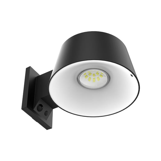 Aplique de Pared Solar LED Chimo 5.2W 1000lm 4000K Negro CristalRecord - vista principal | CristalRecord